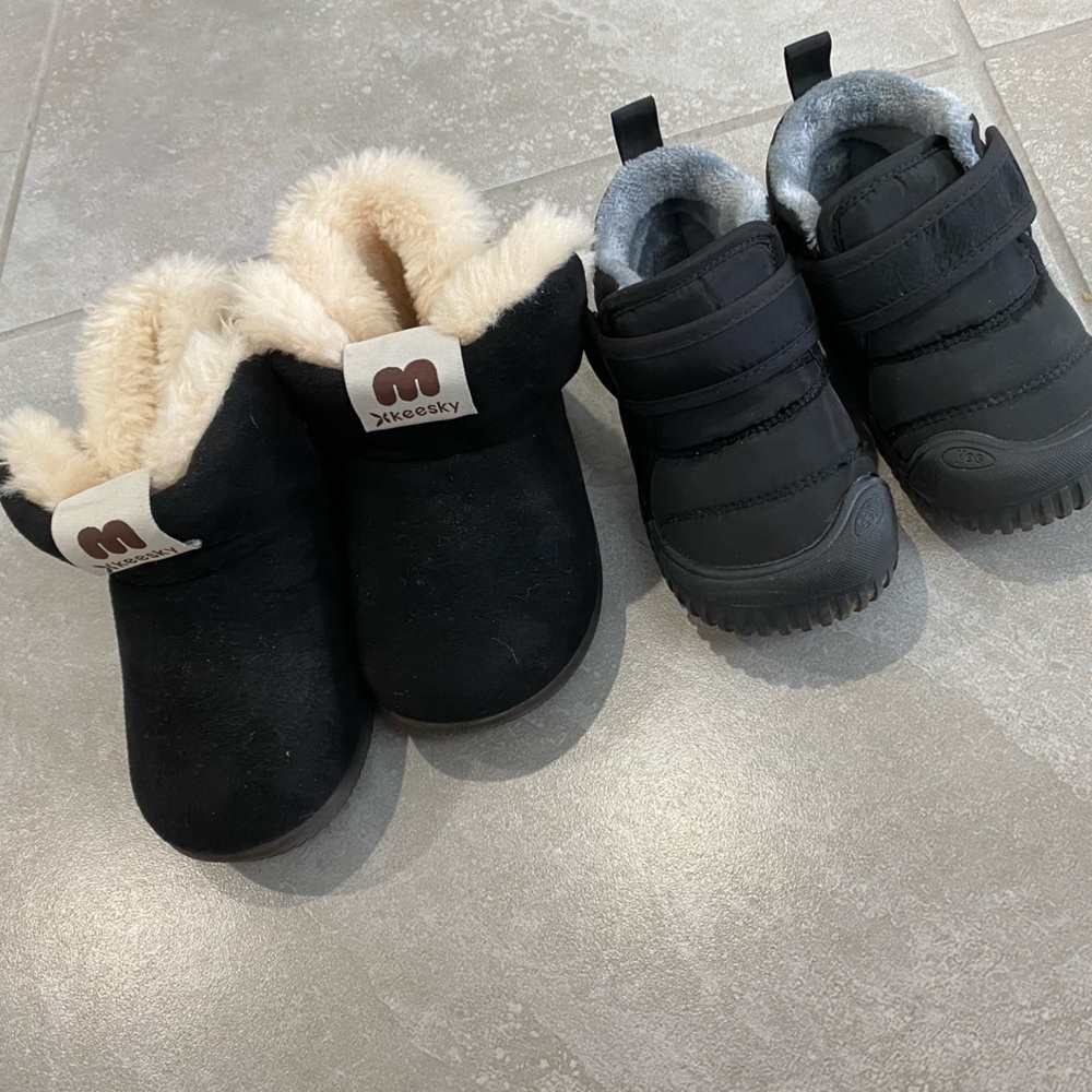 2 Pairs- Baby Winter Shoes